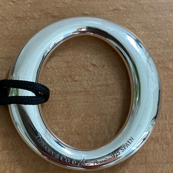 Tiffany& Co Sterling Silver O Circle Pendant - Picture 4 of 4